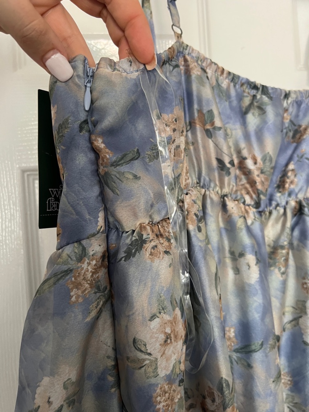 wild fable Blue Floral Maxi Dress - Picture 7 of 7